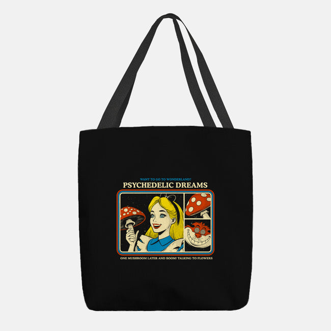 Psychedelic Dreams-None-Basic Tote-Bag-Eoli Studio