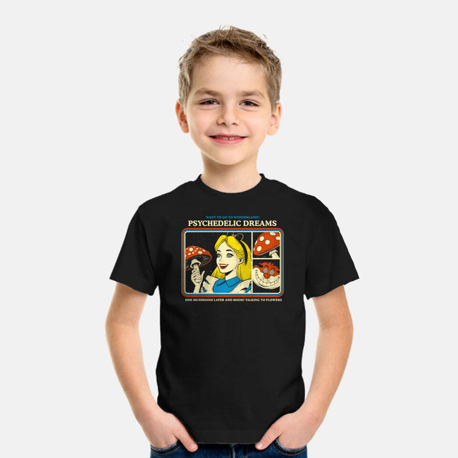 Psychedelic Dreams-Youth-Basic-Tee-Eoli Studio