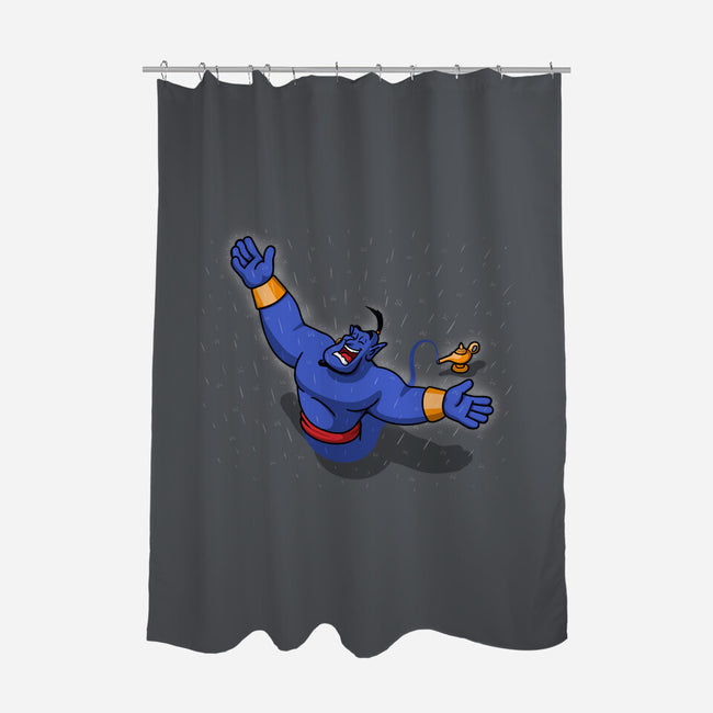 The Lamp Redemption-None-Polyester-Shower Curtain-Raffiti