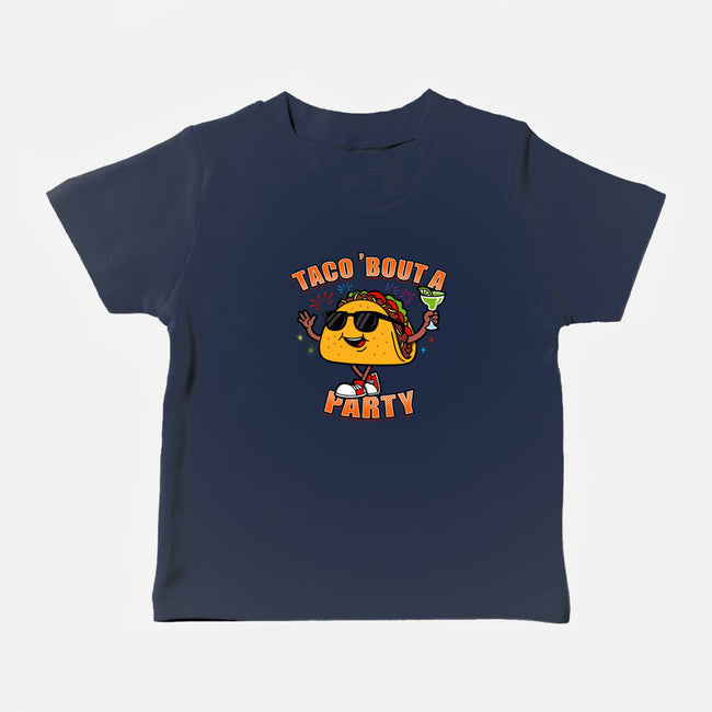 Taco Bout A Party-Baby-Basic-Tee-Boggs Nicolas