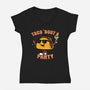 Taco Bout A Party-Womens-V-Neck-Tee-Boggs Nicolas