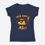 Taco Bout A Party-Womens-V-Neck-Tee-Boggs Nicolas