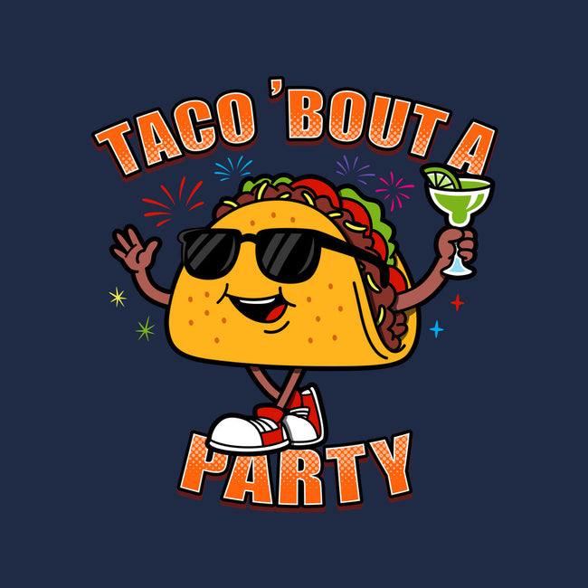 Taco Bout A Party-Womens-V-Neck-Tee-Boggs Nicolas