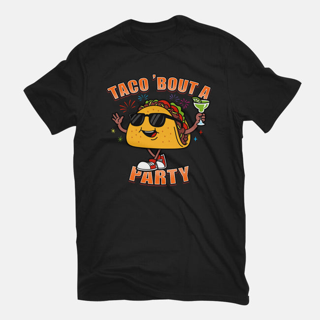 Taco Bout A Party-Womens-Fitted-Tee-Boggs Nicolas