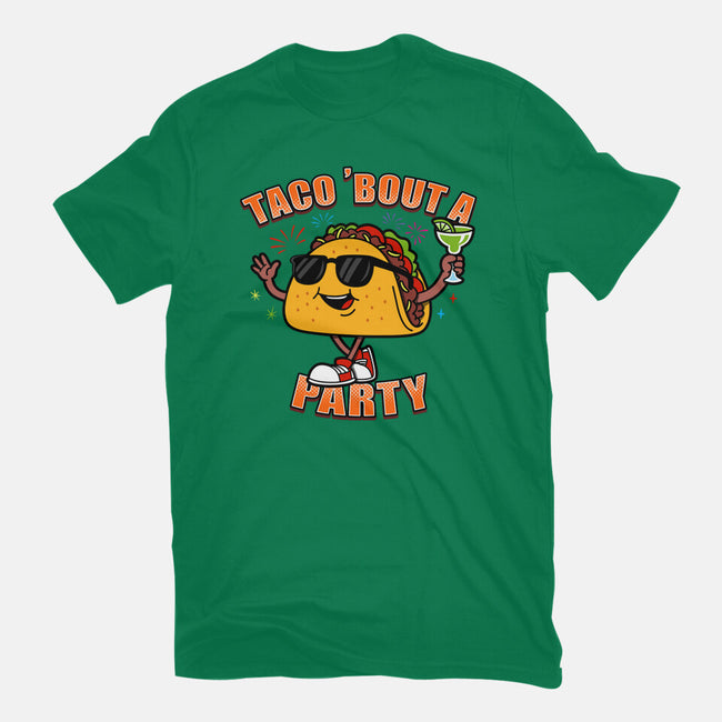 Taco Bout A Party-Womens-Fitted-Tee-Boggs Nicolas