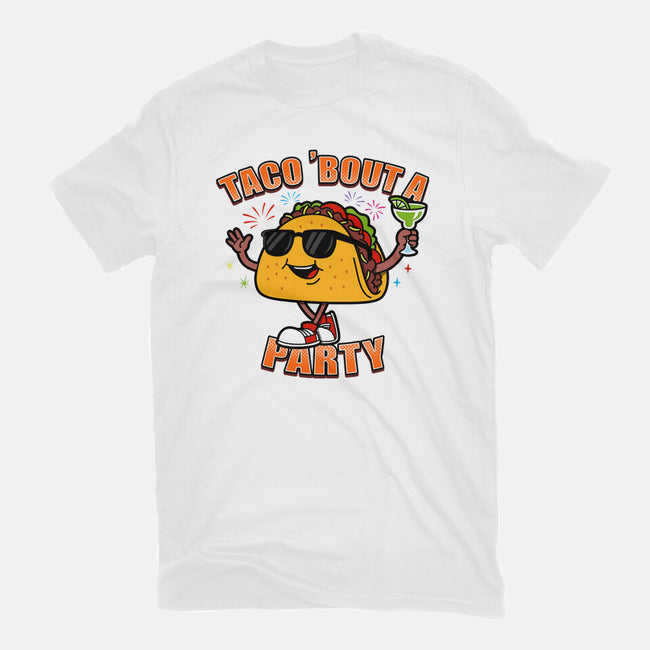 Taco Bout A Party-Womens-Fitted-Tee-Boggs Nicolas