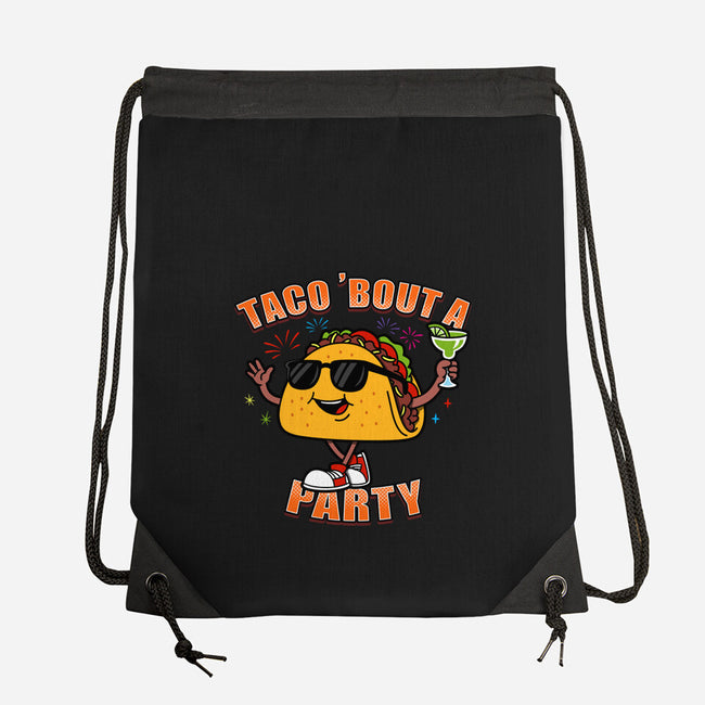 Taco Bout A Party-None-Drawstring-Bag-Boggs Nicolas