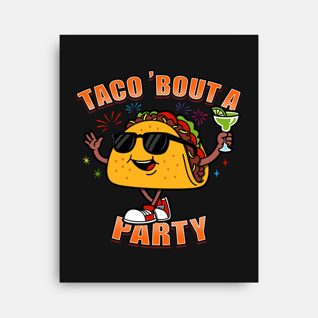 Taco Bout A Party-None-Stretched-Canvas-Boggs Nicolas