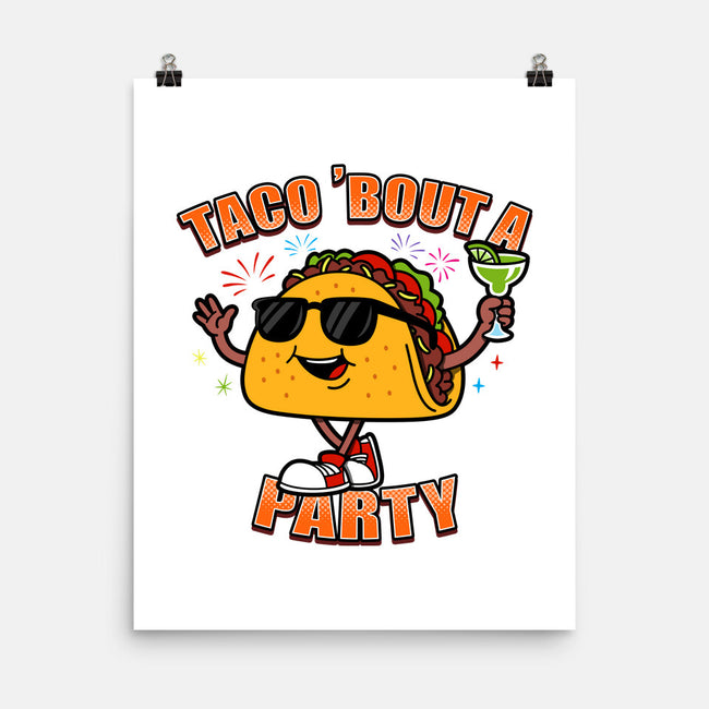 Taco Bout A Party-None-Matte-Poster-Boggs Nicolas
