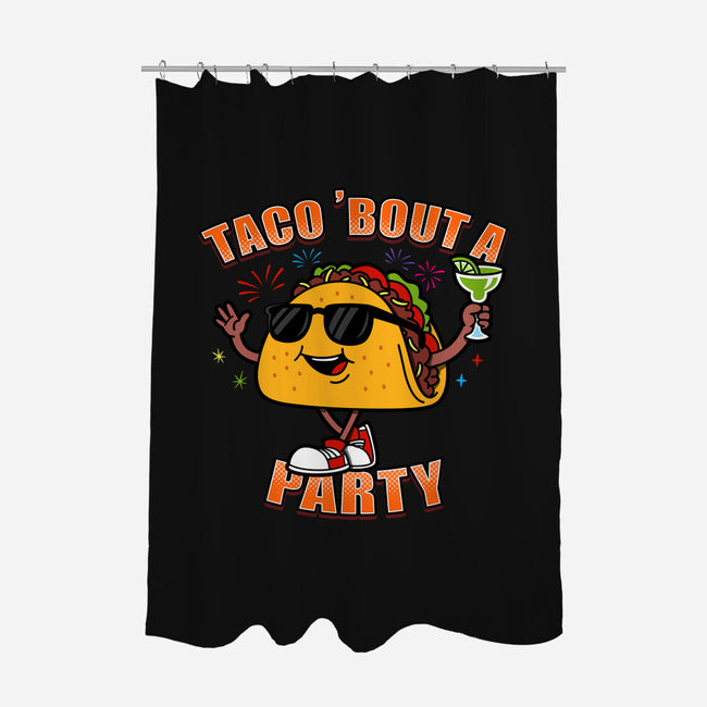 Taco Bout A Party-None-Polyester-Shower Curtain-Boggs Nicolas
