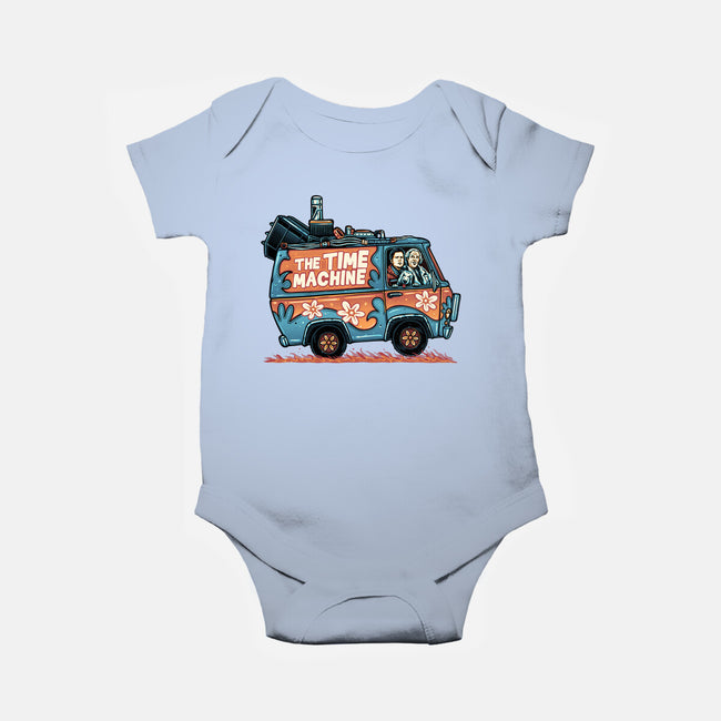 The Time Machine-Baby-Basic-Onesie-momma_gorilla