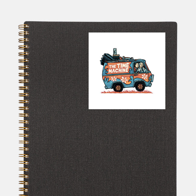 The Time Machine-None-Glossy-Sticker-momma_gorilla