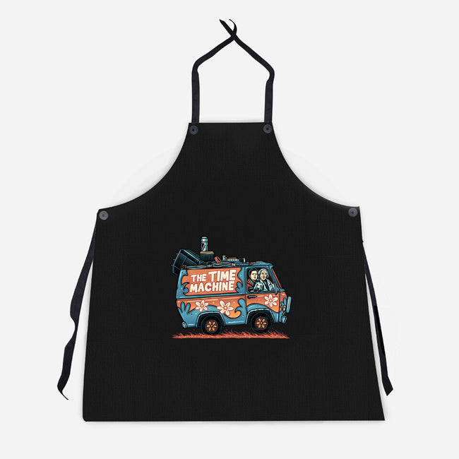 The Time Machine-Unisex-Kitchen-Apron-momma_gorilla