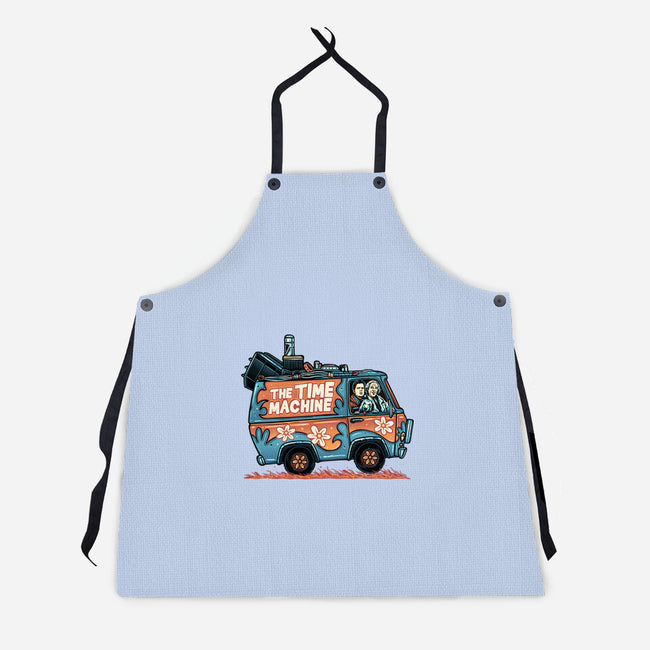 The Time Machine-Unisex-Kitchen-Apron-momma_gorilla