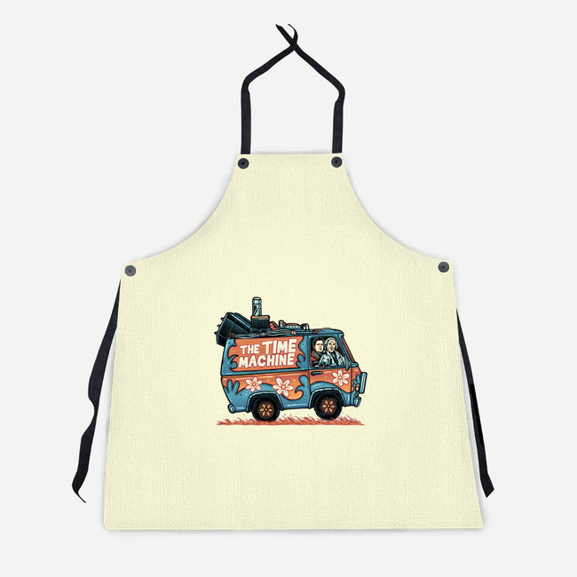 The Time Machine-Unisex-Kitchen-Apron-momma_gorilla