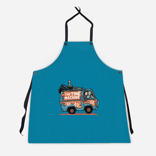 The Time Machine-Unisex-Kitchen-Apron-momma_gorilla