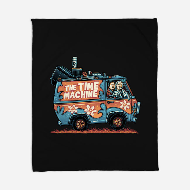 The Time Machine-None-Fleece-Blanket-momma_gorilla