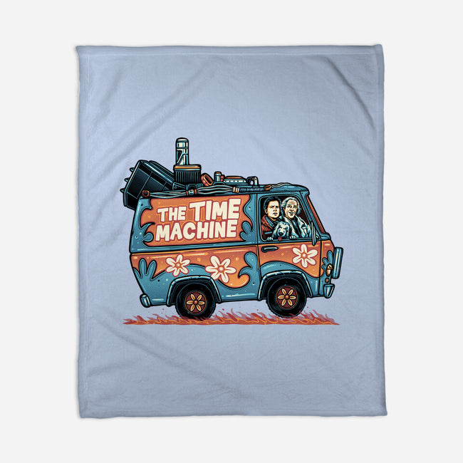 The Time Machine-None-Fleece-Blanket-momma_gorilla