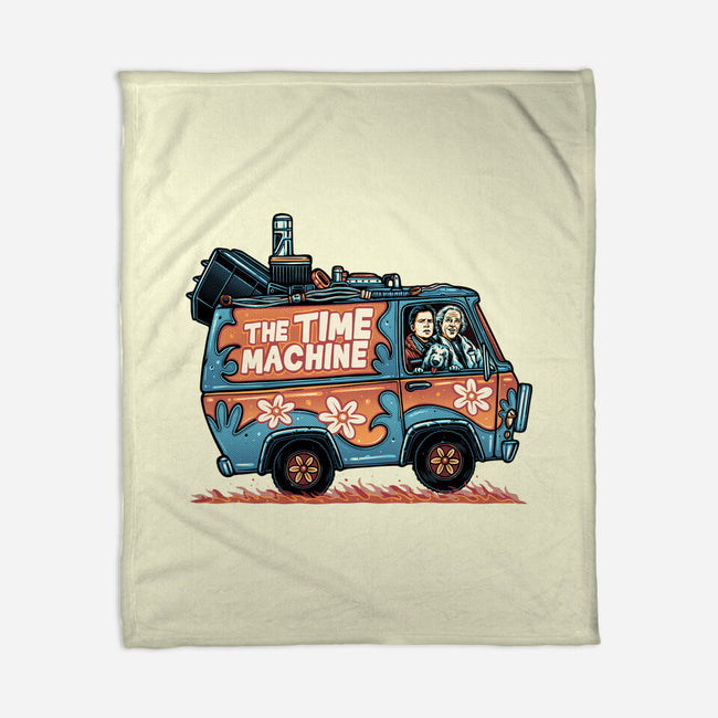 The Time Machine-None-Fleece-Blanket-momma_gorilla