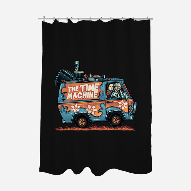 The Time Machine-None-Polyester-Shower Curtain-momma_gorilla