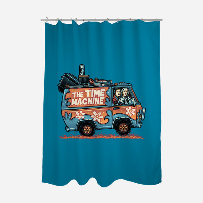The Time Machine-None-Polyester-Shower Curtain-momma_gorilla