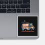 The Time Machine-None-Glossy-Sticker-momma_gorilla