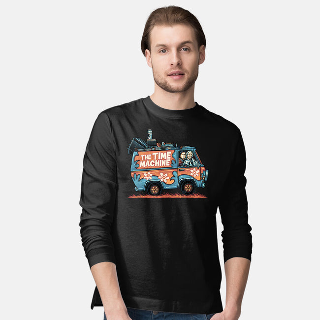 The Time Machine-Mens-Long Sleeved-Tee-momma_gorilla