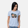 The Time Machine-Womens-Basic-Tee-momma_gorilla