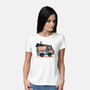 The Time Machine-Womens-Basic-Tee-momma_gorilla