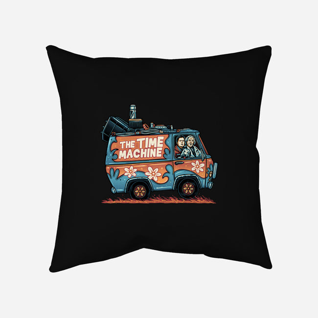 The Time Machine-None-Removable Cover w Insert-Throw Pillow-momma_gorilla
