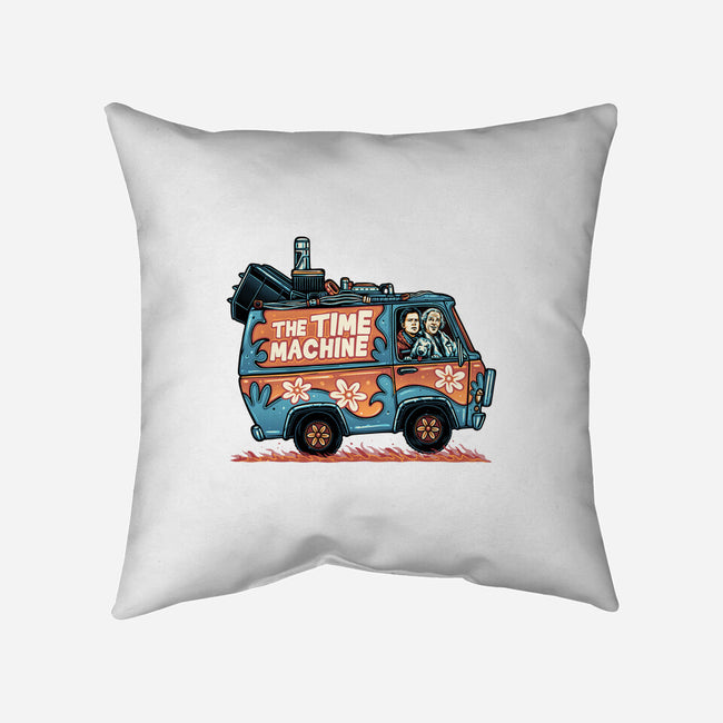 The Time Machine-None-Removable Cover w Insert-Throw Pillow-momma_gorilla