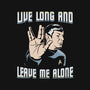Live Long And Leave Me Alone-Womens-V-Neck-Tee-NMdesign