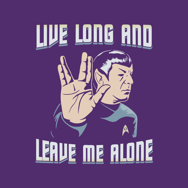 Live Long And Leave Me Alone-None-Adjustable Tote-Bag-NMdesign