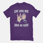 Live Long And Leave Me Alone-Womens-Fitted-Tee-NMdesign
