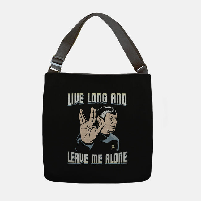 Live Long And Leave Me Alone-None-Adjustable Tote-Bag-NMdesign