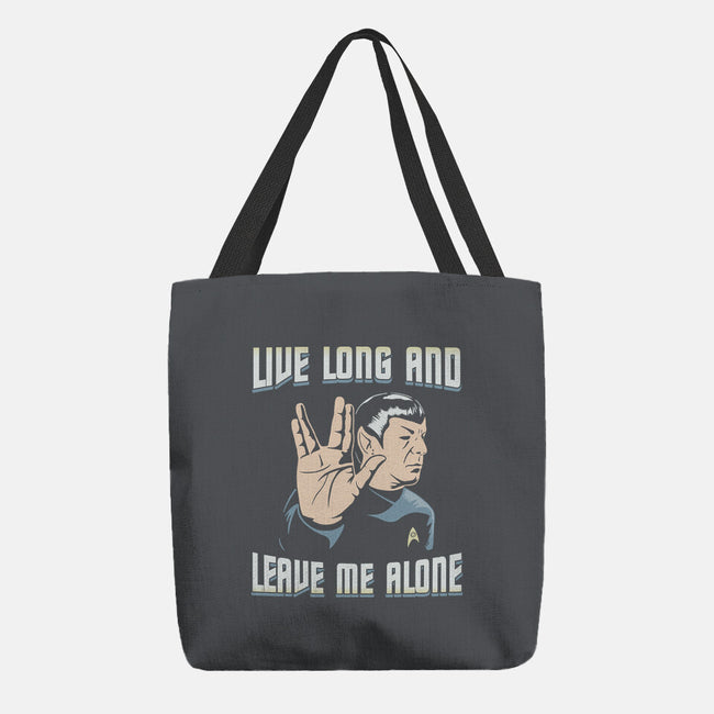 Live Long And Leave Me Alone-None-Basic Tote-Bag-NMdesign