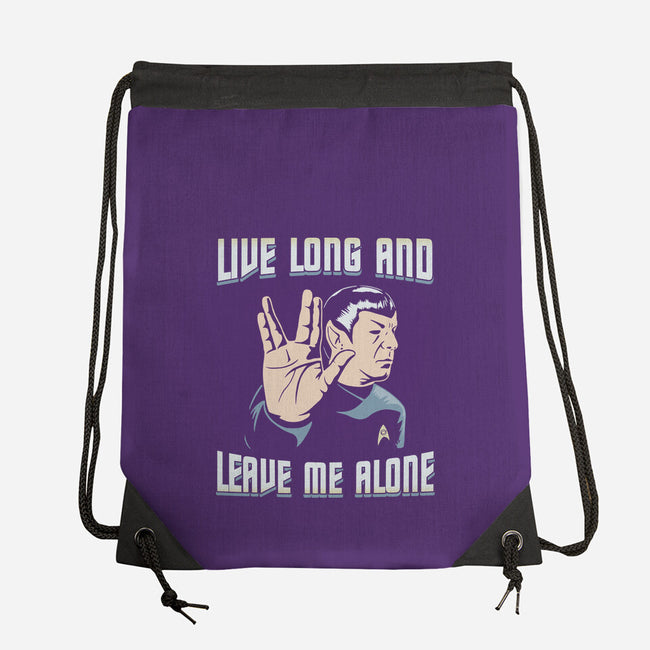 Live Long And Leave Me Alone-None-Drawstring-Bag-NMdesign