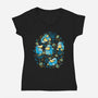 Platypus-Womens-V-Neck-Tee-Vallina84