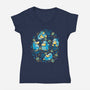 Platypus-Womens-V-Neck-Tee-Vallina84