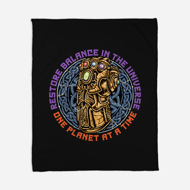 Restore Balance-None-Fleece-Blanket-momma_gorilla