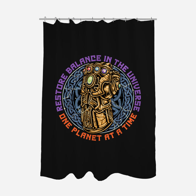 Restore Balance-None-Polyester-Shower Curtain-momma_gorilla