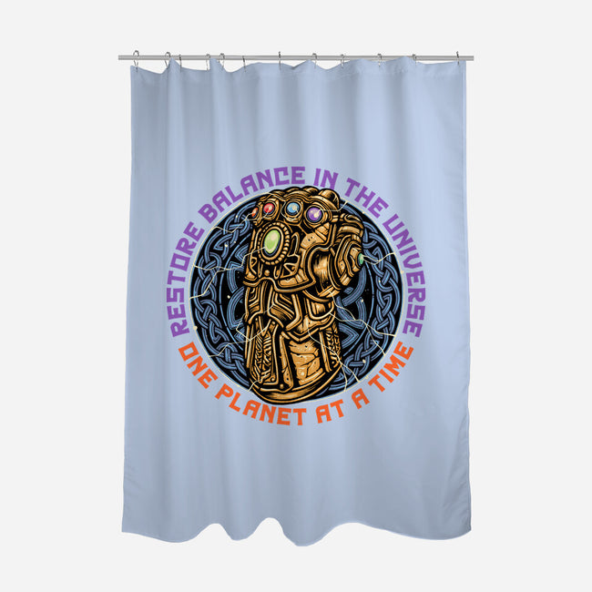 Restore Balance-None-Polyester-Shower Curtain-momma_gorilla