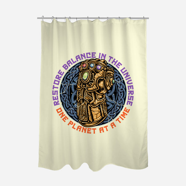 Restore Balance-None-Polyester-Shower Curtain-momma_gorilla