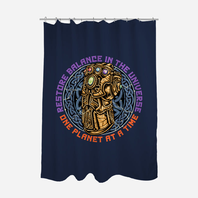 Restore Balance-None-Polyester-Shower Curtain-momma_gorilla