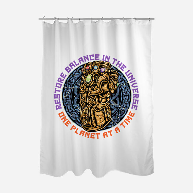 Restore Balance-None-Polyester-Shower Curtain-momma_gorilla