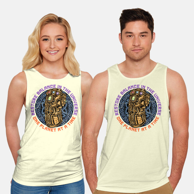 Restore Balance-Unisex-Basic-Tank-momma_gorilla