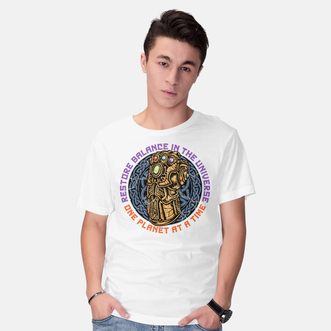 Restore Balance-Mens-Basic-Tee-momma_gorilla