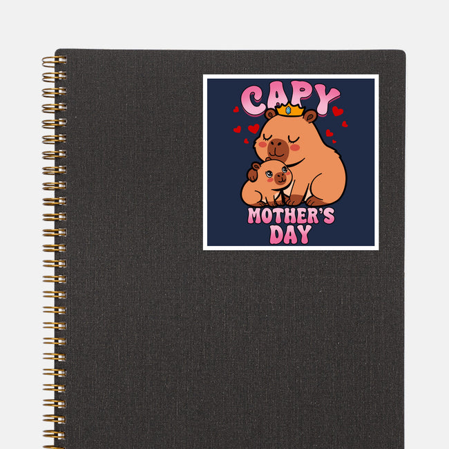 Capy Mother's Day-None-Glossy-Sticker-Boggs Nicolas