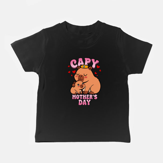 Capy Mother's Day-Baby-Basic-Tee-Boggs Nicolas