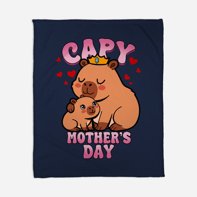 Capy Mother's Day-None-Fleece-Blanket-Boggs Nicolas